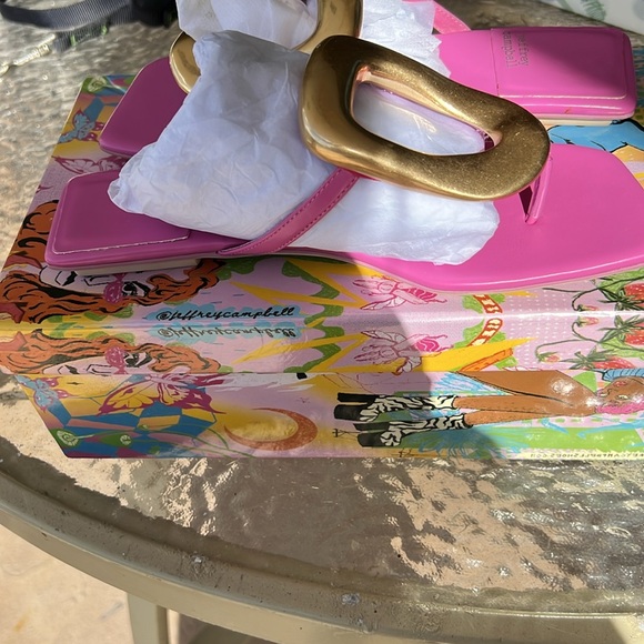 Jeffrey Campbell gorgeous slides, size 6 BNWT - Picture 4 of 9